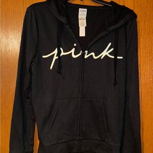 Set of Two (2) - Victoria’s Secret PINK, full zip hooded jackets, MEDIUM, NWT.
